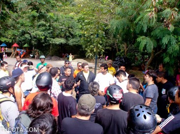 Reunión de autoridades del Municipio Chacao de Caracas con los Deportistas y Usuarios de Patines, Patinetas y Afines.
