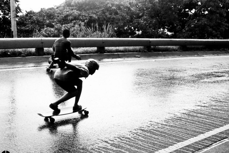 Galeria: Bajo la lluvia en blanco y negro