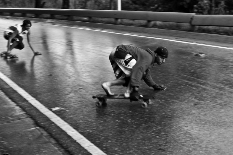 Galeria: Bajo la lluvia en blanco y negro