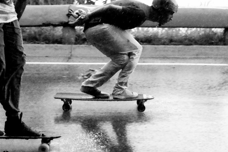 Galeria: Bajo la lluvia en blanco y negro